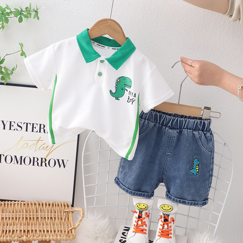 Vêtements d'été pour bébés filles, ensemble 2 pièces, T-Shirt et short, tenue décontractée pour enfants, nouvelle collection
