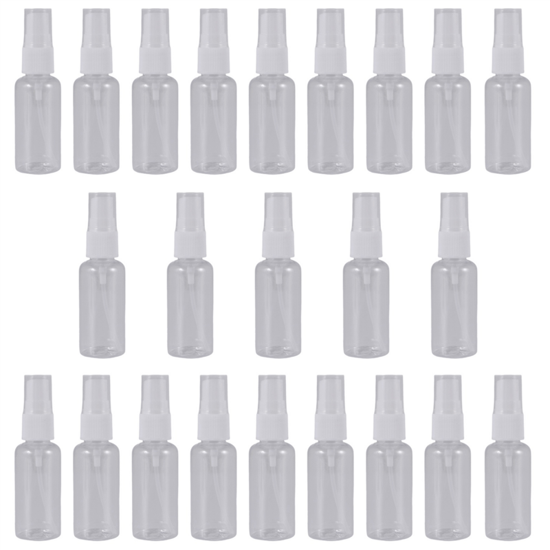 36Pcs 30Ml/1Oz Mini Fine Mist Spray Bottles Refillable Bottles Small Empty Clear Plastic Travel Size Bottles