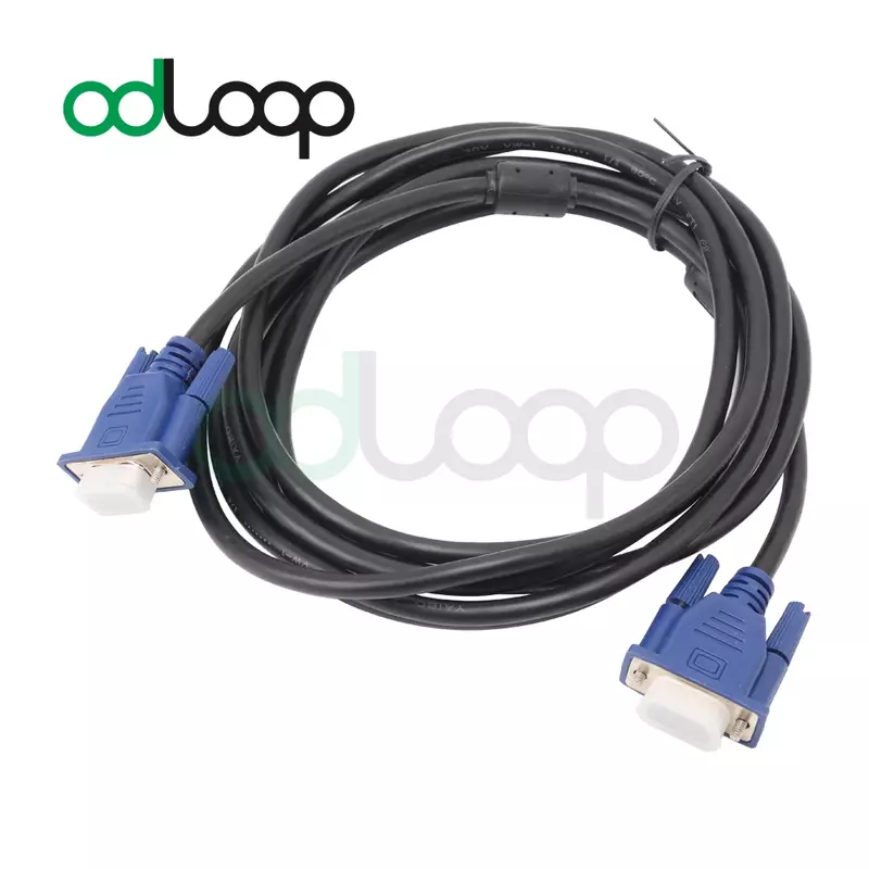 3M VGA 15 Pin Male to Male Plug Computer Monitor Cable Wire Cord Cable Wire Cord Cables Computer Connection