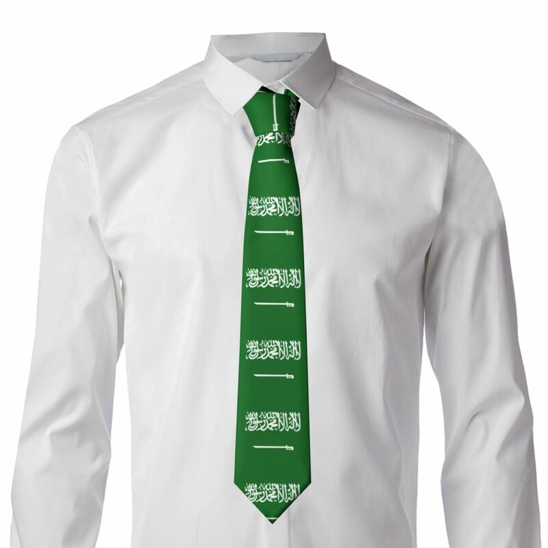 사무실용 사우디 아라비아 국기 넥타이, 맞춤형 남성 넥타이 패션