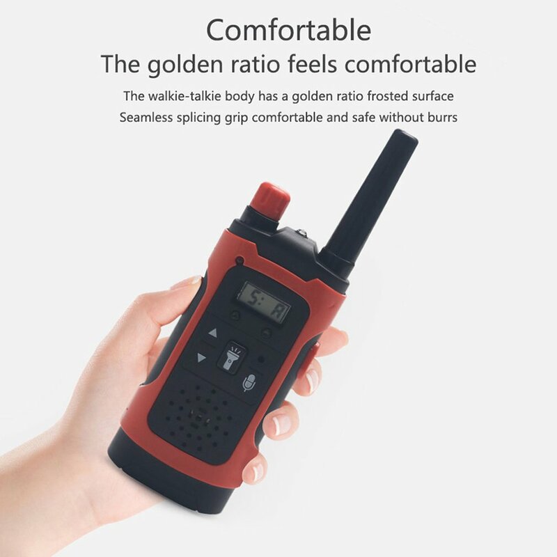 2pcs Wireless Walkie Talkie Toys for Children Electronic Toy Portable Long Distance Reception Kid's Christmas Gift