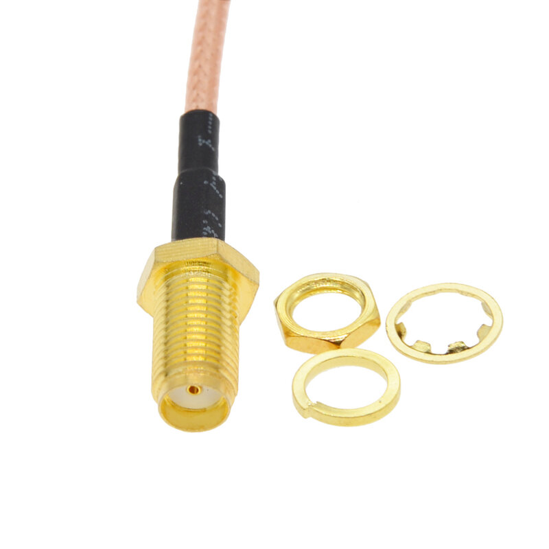 Cable adaptador RF macho a RP-SMA hembra RG178 de 50 Ohm, Cable de extensión de antena de enrutador WIFI, Cable Coaxial RF de puente