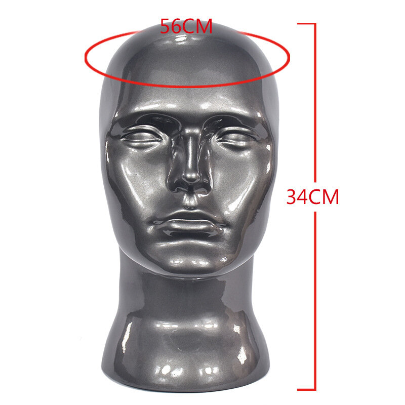 Professional Male Wig Display Mannequin Head for Hat and Headset Display In Retail Store