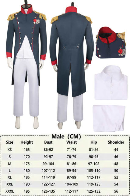 Фэнтезийный костюм для косплея Наполеона, куртка, брюки, головные уборы, мужской костюм в стиле милитари, мужской костюм для взрослых, фантазия, карнавальный костюм на Хэллоуин