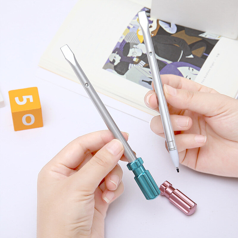 Random Creative Simulated Wrench Ballpoint Pens Cute School Office Writing Supplies Plastic Wrench Ballpoint Pen Student Gifts