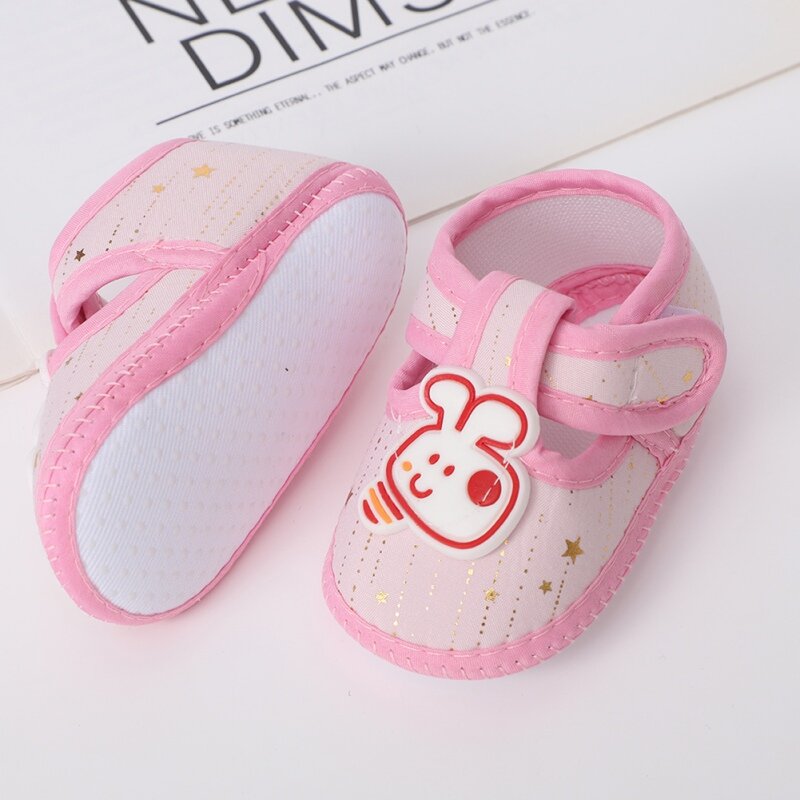 Baby Boys Girls Shoes First Walkers Newborn Baby Toddler Shoes Princess Infant Baby Soft Soled Casual Shoes Kids Flats Sneaker