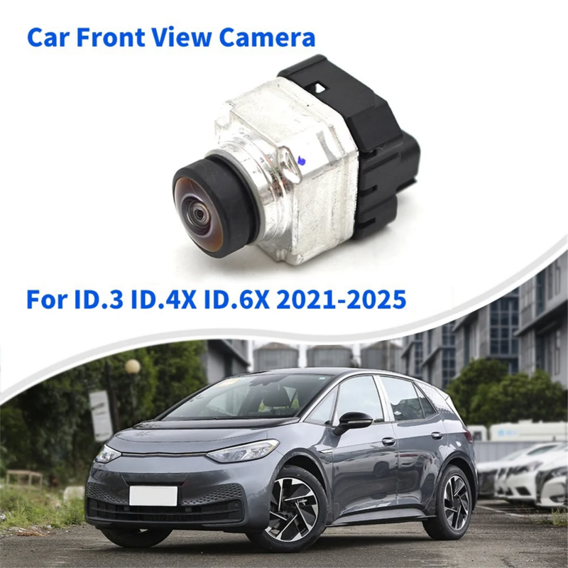 Câmera de assistência ao estacionamento para VW, câmera de visão frontal, ID.3, ID.4X, ID.6X, 2021-2025