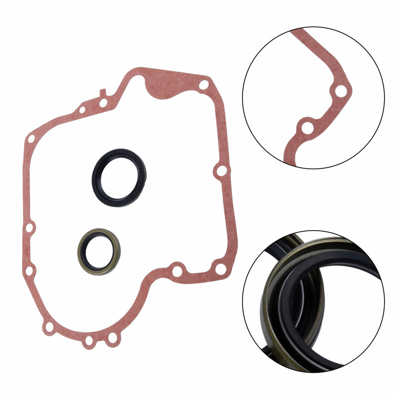 For Lawn Mower Crankcase Gasket 697110 & 795387 Combo Set Kit Metal Oil Seal Replacement Durable And Practical