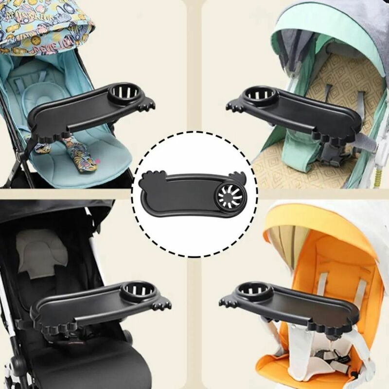 Dodatek do wózka dziecięcego wózek dziecięcy stół do jadalni taca ABS 3 w 1 wózek dziecięcy taca na przekąski rzeczy dla niemowląt karmienie dziecka zaopatruje niemowlę