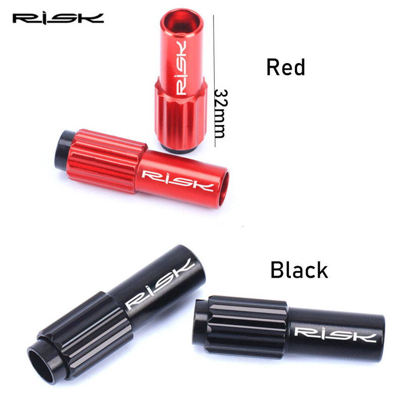 RISK-Cable de freno para bicicletas de montaña, Micro tornillos ajustables, Conector de cambio, piezas de línea, accesorios para regulador de cambio de bicicleta de carretera