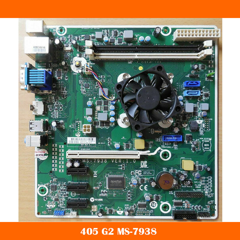 Mainboard desktop para hp 405 g2 mt MS-7938 753929-003 754093-003 A8-6410 placa-mãe totalmente testado