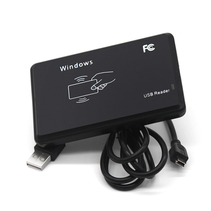 RFID 리더 USB 포트 EM4100 TK4100 ID 스마트 카드 리더, 125KHz 지원, 윈도우 리눅스 비스타 안드로이드