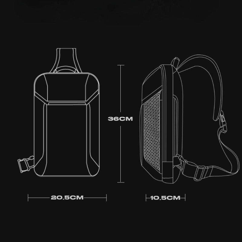 Chikage-Bolso de hombro multifuncional para hombre, bandolera de gran capacidad, moda coreana, mochila escolar de alta calidad