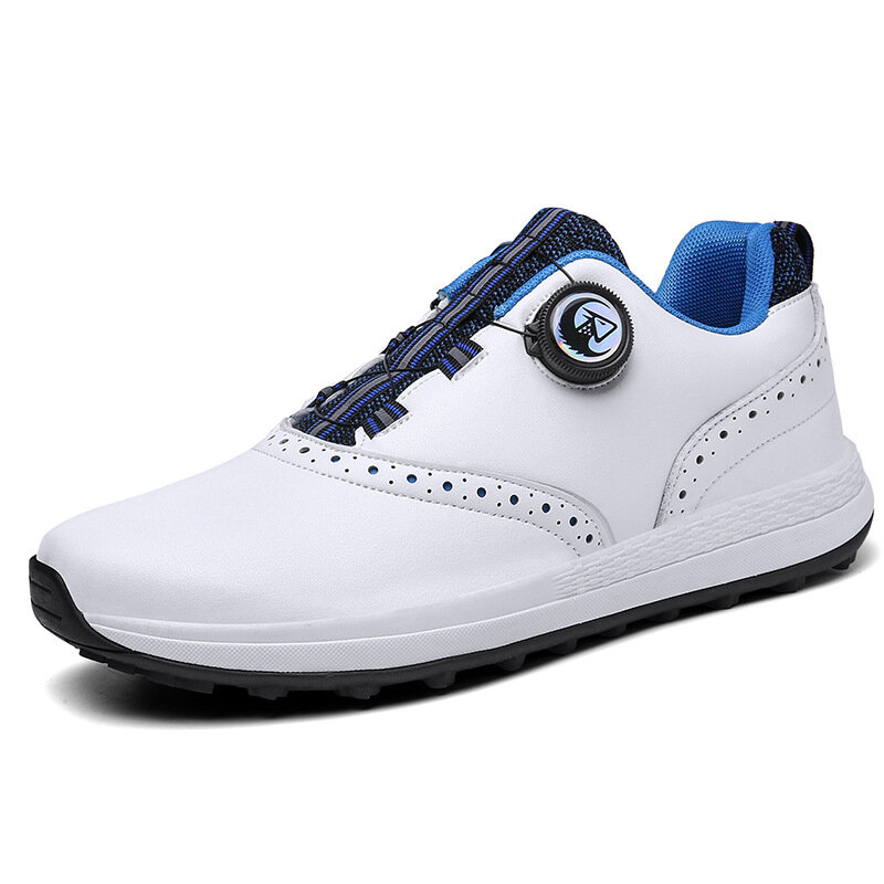 New Men's Large Size Golf Shoe Training Shoes Rotating Buckle with Studs Activity Brush Shoe Sports Shoes Casual Shoes