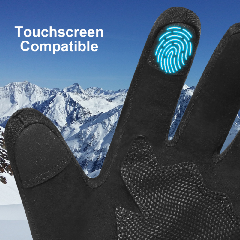 Зимние перчатки с подогревом, перчатки с теплой изоляцией, перезаряжаемые Аккумуляторы для мужчин и женщин, лыжные электрические перчатки