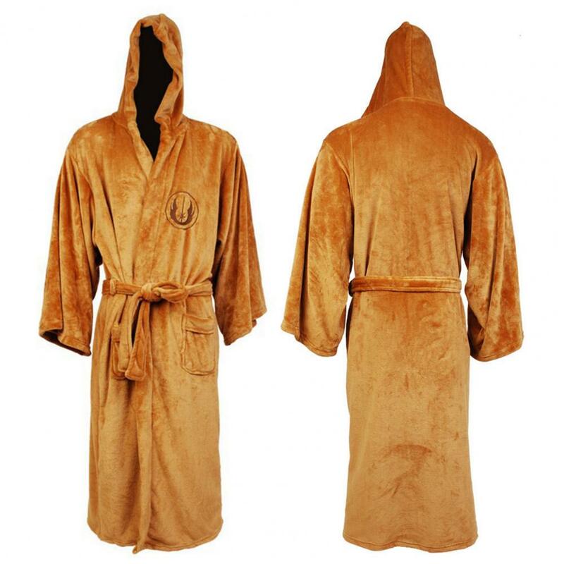 Ночная рубашка со звездами, простой стираемый банный халат, мужской халат с ремнем и звездами, домашний халат