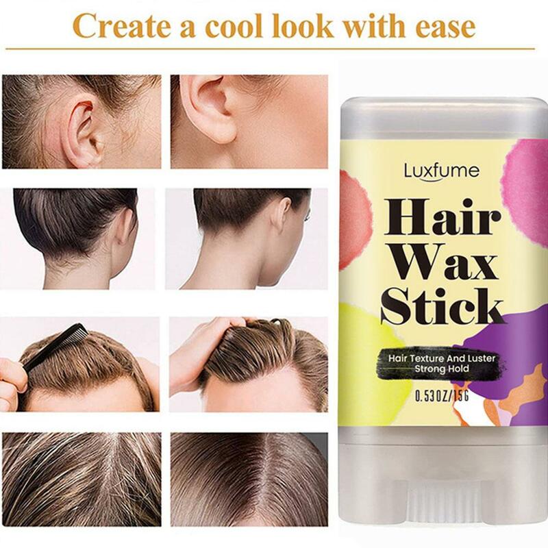 Broken Hair Artifact Hair Wax Stick Gel Cream Styling Hair Frizz Fixed Fluffy Children Men And Women Styling Wax 1/2/3/5PCS
