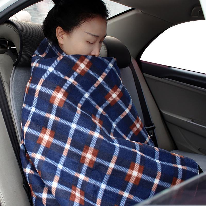 Дорожное одеяло с подогревом, портативное уличное одеяло с подогревом для путешествий, шаль для зимнего кемпинга, активного отдыха, автомобильные аксессуары для интерьера