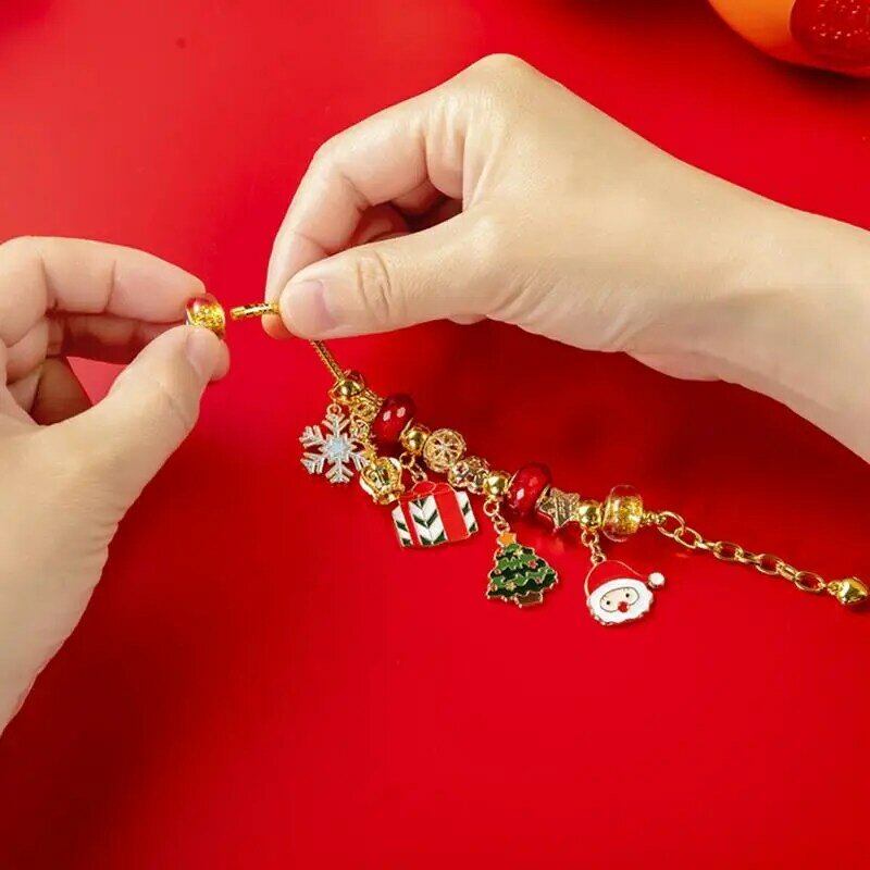 Ensemble de bracelets Année du Dragon pour enfants, Nouvel An chinois, Bijoux à bricoler soi-même, Cadeau surprise, 24 grilles