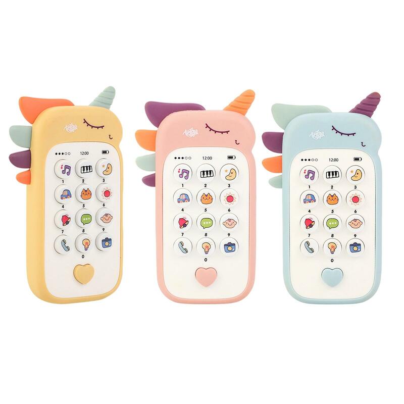 Unicorn Baby Musical Toys with Lights Baby Light up Toy Play Phones for 6 Months+ Baby Toddler Boys Girls Birthday Gifts