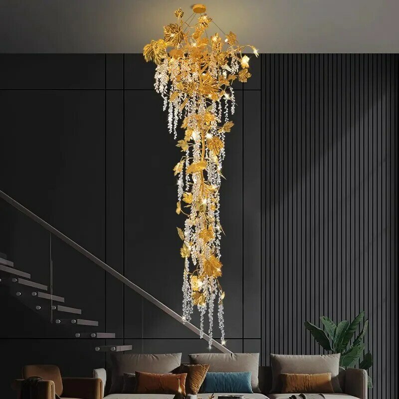 Lampu gantung ruang makan Dekorasi Rumah Nordic lampu kristal lampu dalam ruangan lampu gantung lampu gantung untuk ruang tamu