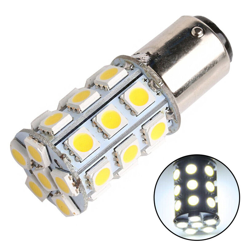 LED内視鏡電球,白色,27-smd,キャビン,マリン,ボート,3チップ,5050,テールライト,1004, 1076, 1142,,1個