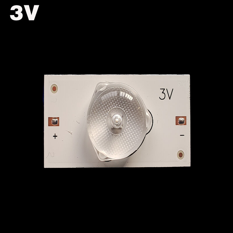100Pcsuniversal Led Backlight Strip 6V 3V Smd Lamp Kralen Met Optische Len Fliter Voor 32-65 inch Led Tv Reparatie Eenvoudig Onderhoud