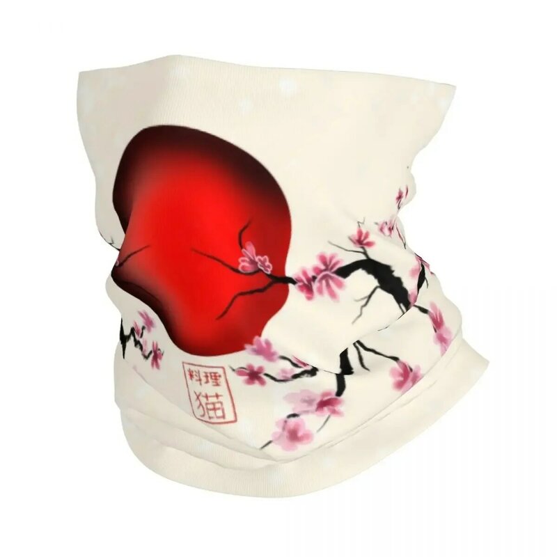 Японская Ветка сакуры, бандана на шею, гетры для туризма, кемпинга, женский шарф-накидка, цветы, Цветочный цвет вишни, женский