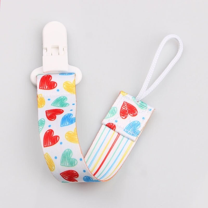 Cartoon Pacifier Holder Chain Clip for Baby Infant Teething Toy Teether Strap