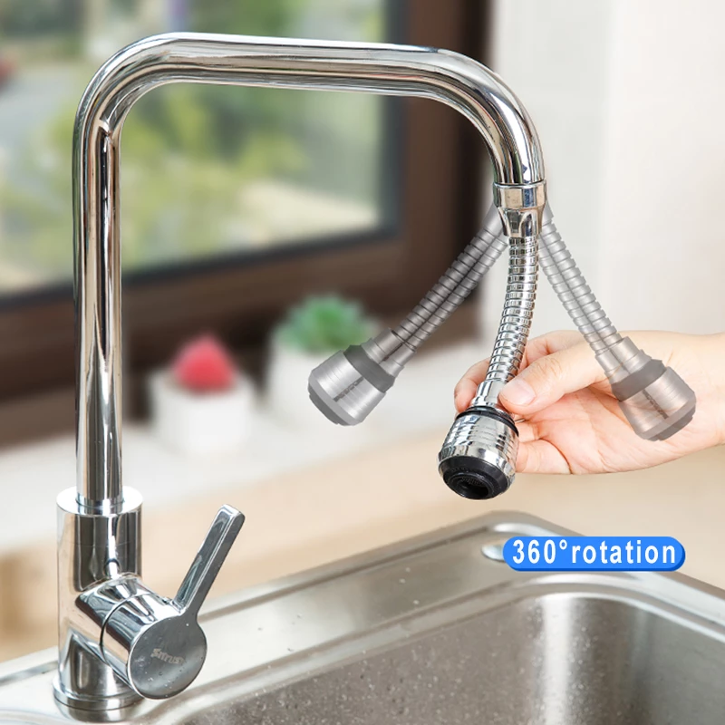 360° Adjustment Kitchen Faucet Extender Dual Mode Water Saving Pressurize Faucet Extender Filter Sprayer Bathroom Kitchen Gadget