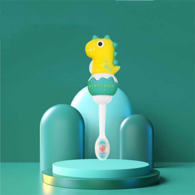 Six Colors Dinosaur Toothbrush Not Hurt Teeth Baby Brush Tooth Guard Oral Care Baby Special Short Handle Toothbrush Cute