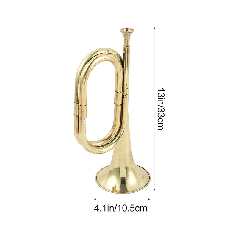 Professional Trumpet Portable Traditional Wind Musical Instrument Copper Alloy Trumpets Bugle For Beginners Student Gift