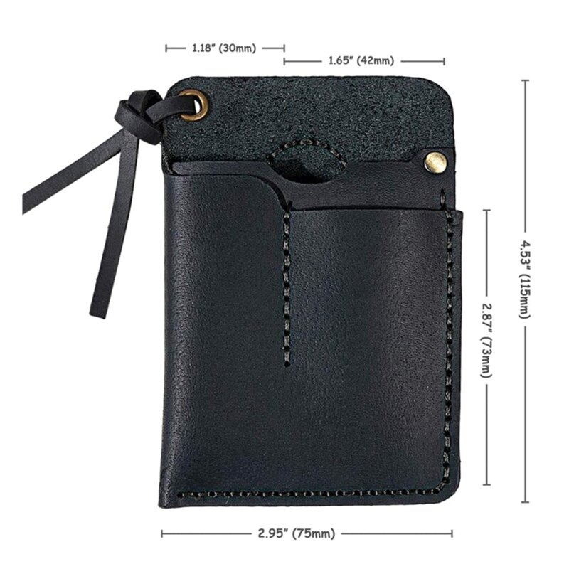 Pocket Messen schede Holster voor zaklamp/actische pen/multitool/portemonneekaart/paspoort/creditcard