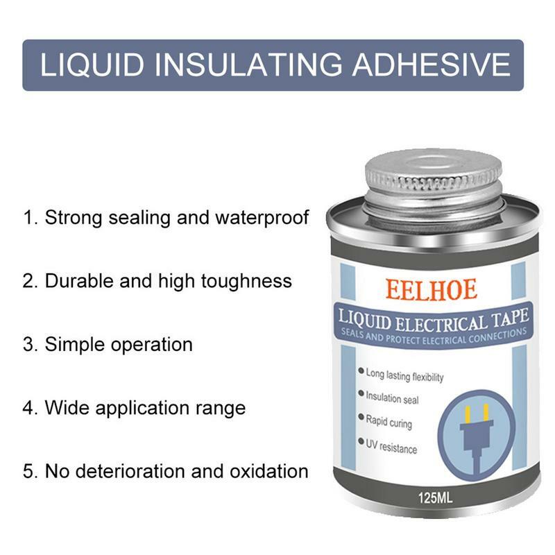 125ml Liquid Insulating Rubber Professional Liquid Insulating Rubber Coat Professional Electronic Fixing Sealant Perfect For