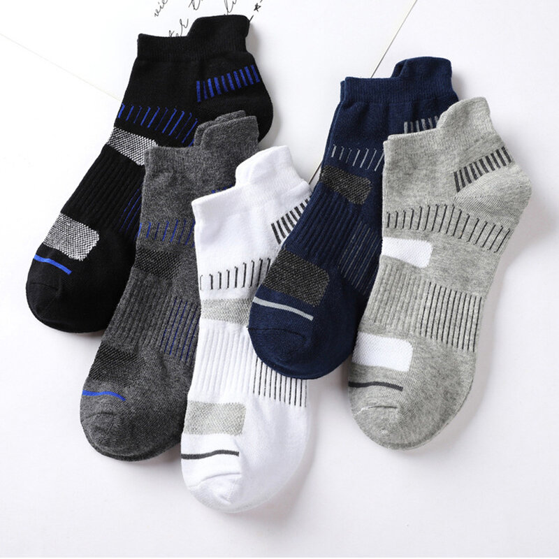 1 Pairs Summer Man World Cupr Sport Cotton Solid Sweat-Absorbing Breathable Shallow Mouth Running Fitness Sports Socks