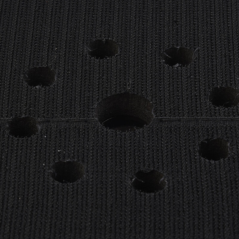 Almohadilla de respaldo duradera para lijadoras sin polvo, accesorios de lijado populares, 10 agujeros, 215mm, 9 pulgadas, PP + Goma de espuma media-dura