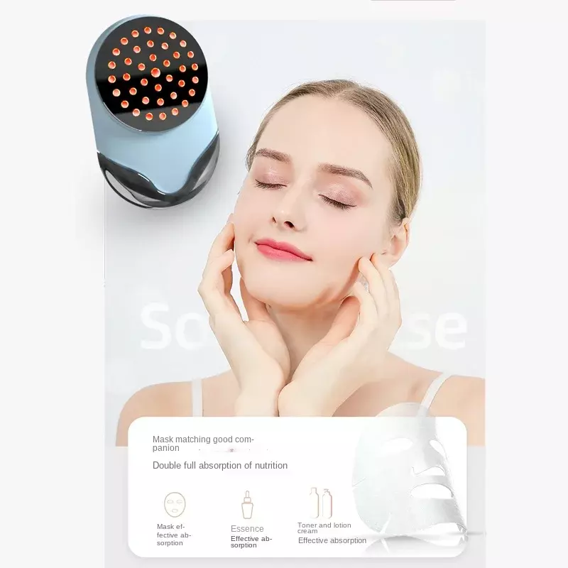 Darmowa wysyłka elektryczny Instrument oczyszczania twarzy porów czyszczenia mycie twarzy żel silikonowy System oczyszczający Photon skóry