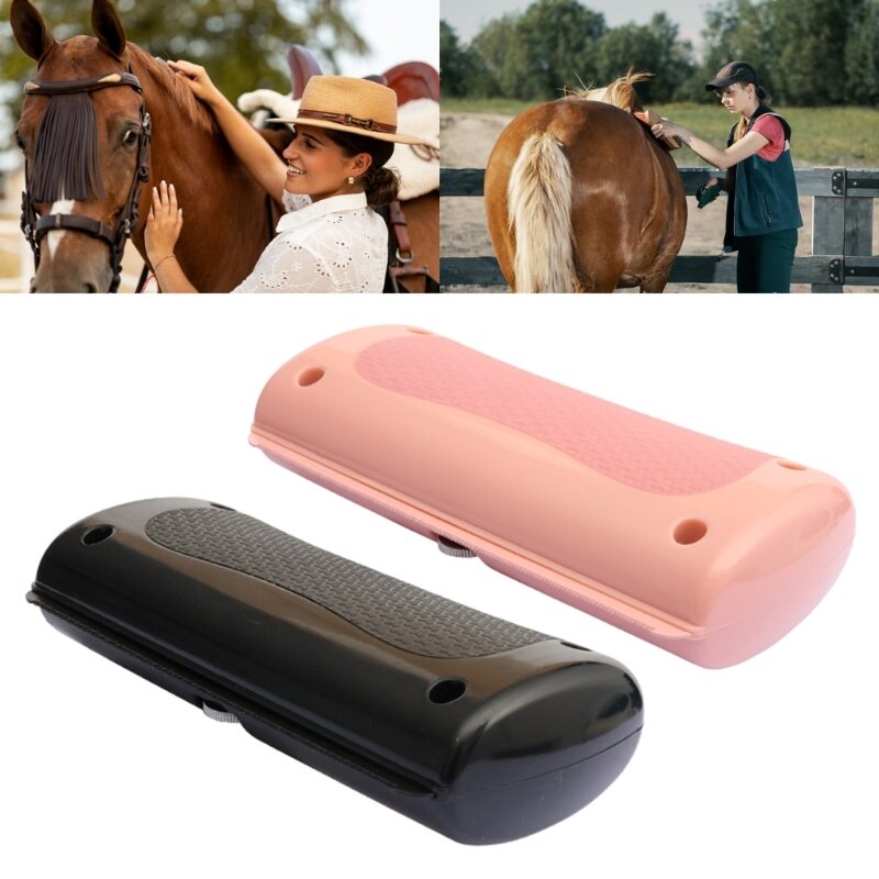 Brosse nettoyage cheval, brosse à cheveux cheval, brosse toilettage en crin cheval, outil toilettage, peigne,