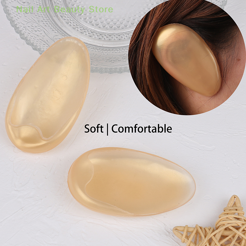 2Pcs Reusable Hair Dye Bath Ear Covers Protector Shield Salon Styling Earmuffs