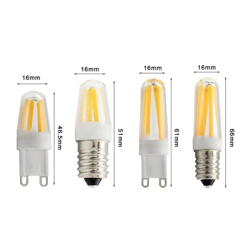 家庭用の調光可能なLED電球,クリスタルランプカバー,フレアライト,ホワイト,ウォーム,pc,g9,e14,交換用