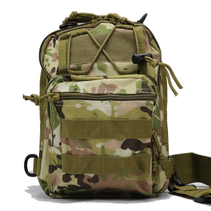 Oxford Tactical Molle Crossbody Bag Outdoor Sports Rucksack For Hiking Camping Military Camouflage Hunting Bag