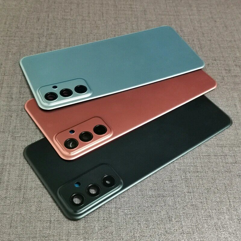 Substituição da tampa traseira da bateria para Samsung Galaxy M23, tampa traseira com lente da câmera, M23, M236B, SM-M236B Phone Case