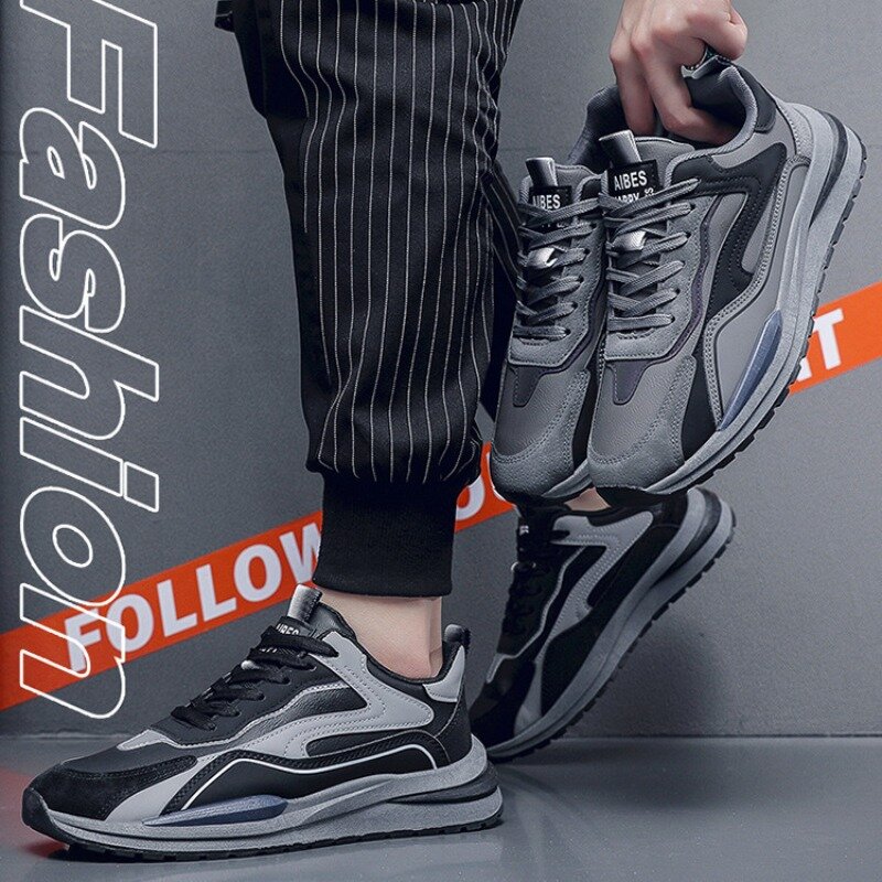Мужские кроссовки для бега, дышащие, Нескользящие, Повседневная прогулочная обувь, для тенниса, тренировок, для улицы, весна