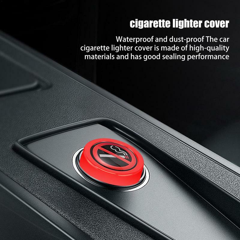 Auto Aansteker Plug Cover Stofdichte Plug Vuur Raketten Knop Decoraties Cap Shield Auto Voertuigen Sigarettenaansteker Covers