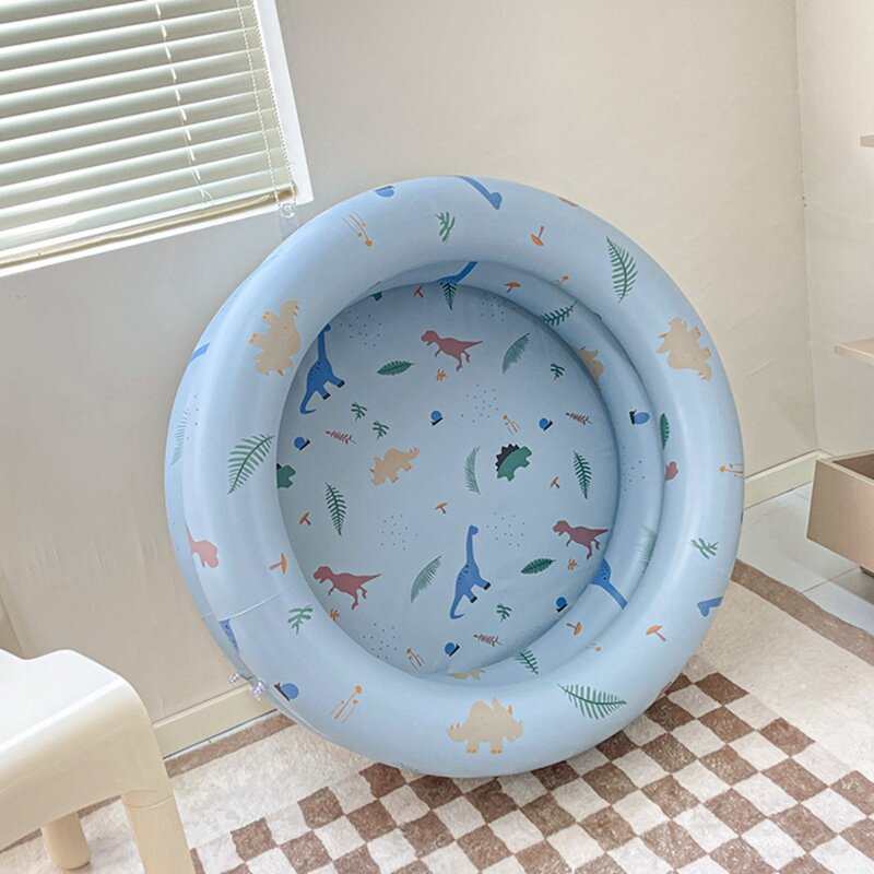 Piscina inflável redonda do bebê, brinquedos do banho da sala das crianças, bege, 1 PC, 87cm