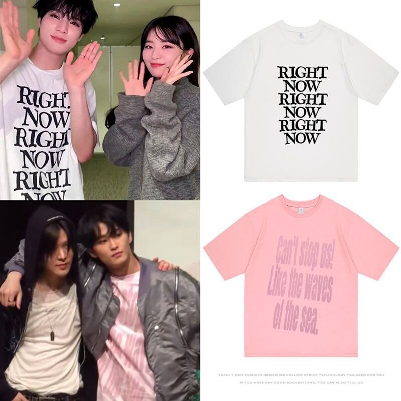Top in cotone donna Casual girocollo manica corta abbigliamento Kpop NCT DREAM Letter Print t-shirt uomo donna moda Harajuku Y2K Top