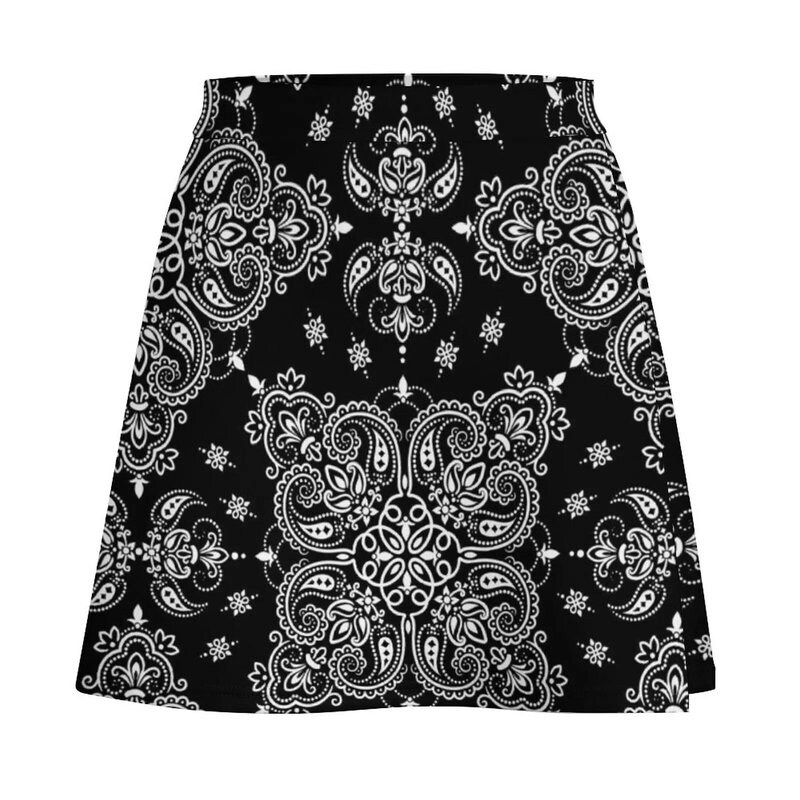 Bandana style print Mini Skirt Women's summer dress Skort for women