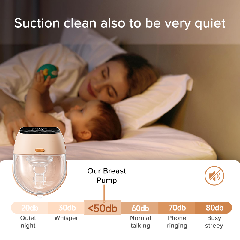 200ML BPA Free 3 Modes 9 Levels Portable Wireless Hands Free Electric Wearable Breast Pump