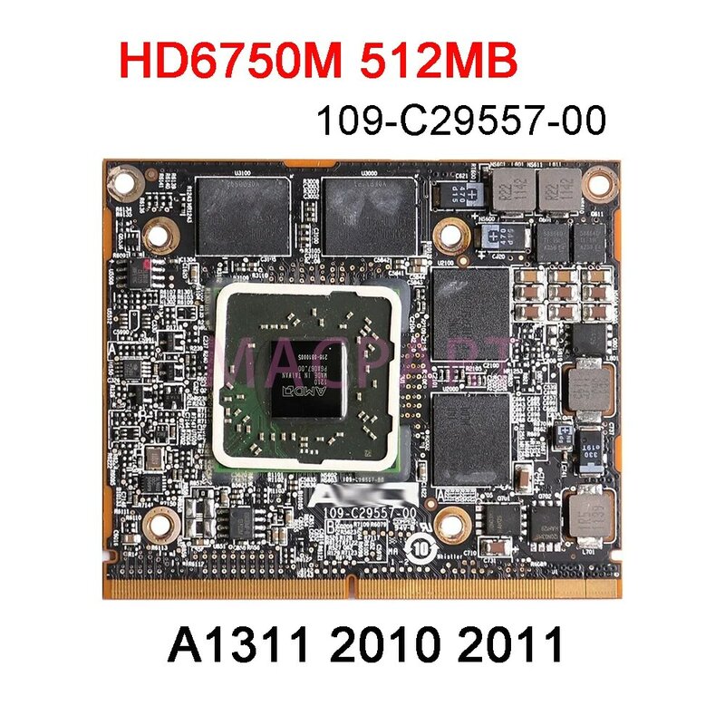 Tarjeta de vídeo Original HD4670M HD5670M HD6750M HD6770M 256MB 512MB para Apple iMac 21,5 "A1311 tarjeta gráfica 2009 2010 2011 años