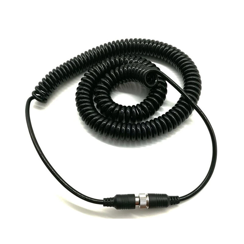 Соединительный кабель с пружинной линией, фотоэндоскоп для обследования канализационной трубы, автомобильный видеоприцеп, авиационный провод заднего вида